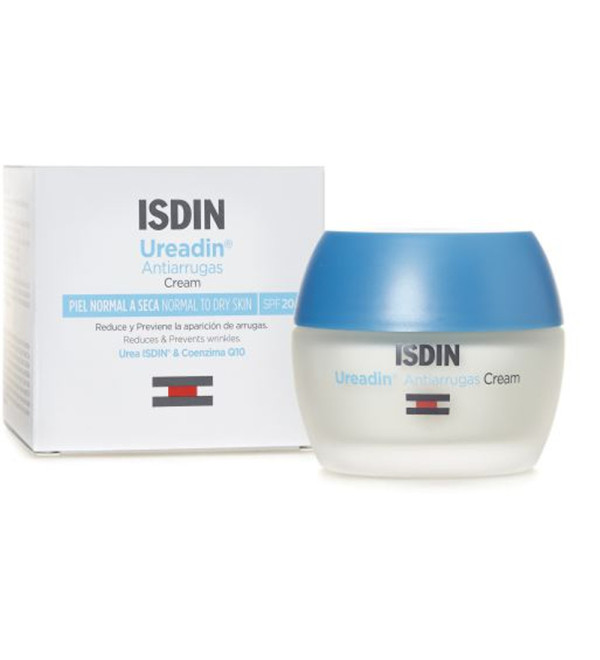 Isdin ureadin crema antiarrugas para piel normal a seca, hidrata intensamente, textura cremosa x 50 ml.