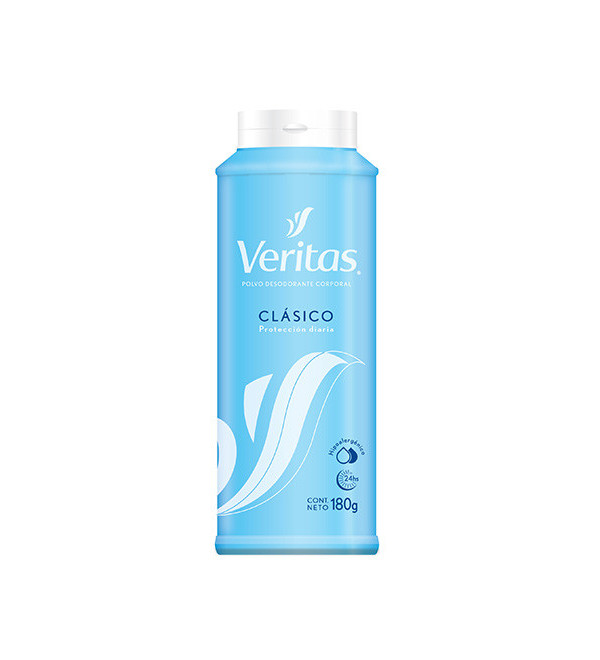 Veritas desodorante en polvo clásico x 180 grs.
