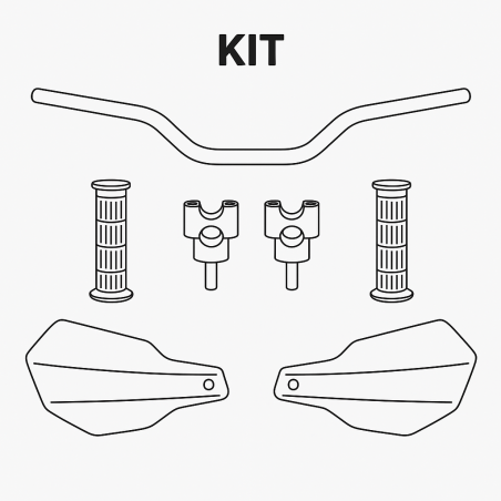 Kit Manubrio + Elevador y Soporte para Celular Outlet