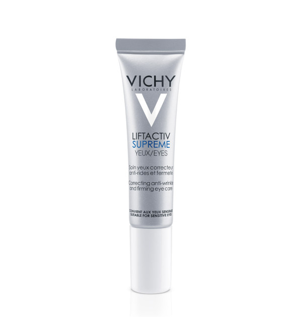 Vichy liftactiv supreme ojos crema antiage, tratamiento pro-tensor para mujeres + 40 años x 15 ml.