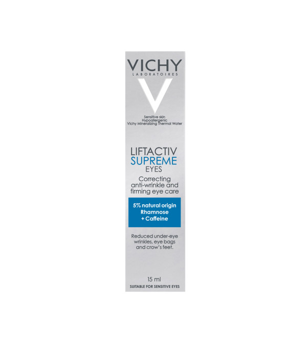 Vichy liftactiv supreme ojos crema antiage, tratamiento pro-tensor para mujeres + 40 años x 15 ml.