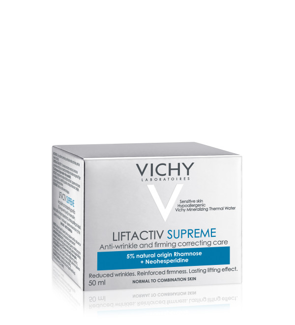 Vichy liftactiv supreme piel normal a mixta, crema tratamiento antiarrugas y firmeza global para mujeres + 40 años x 40 grs.
