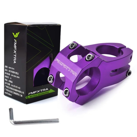 Stem Bicicleta Mtb  9 Cm - Violeta