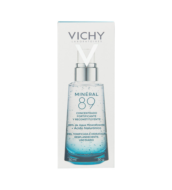 Vichy mineral 89 serum, repara la barrera cutánea de la piel para fortalecerla x 50 ml.
