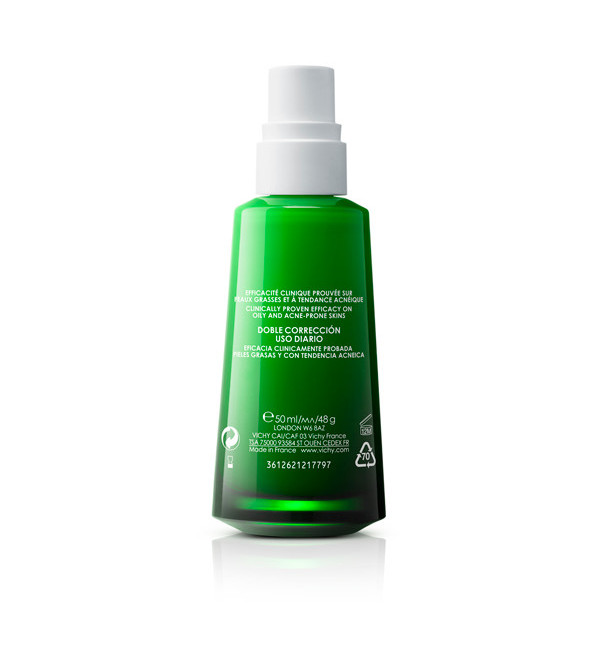 Vichy normaderm phytosolution doble corrección crema, previene el acné y corrige las imperfecciones y los granitos x 50 ml.