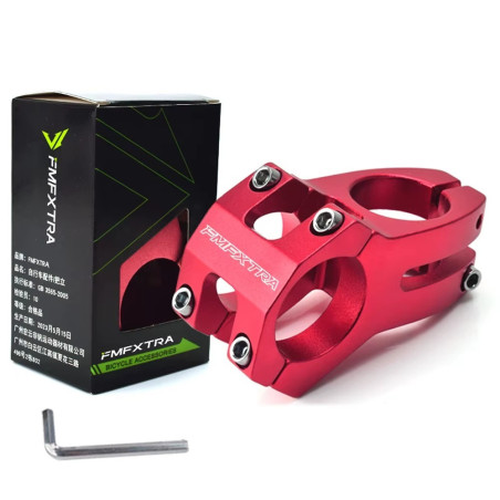 Stem Bicicleta Mtb 9 Cm - Rojo