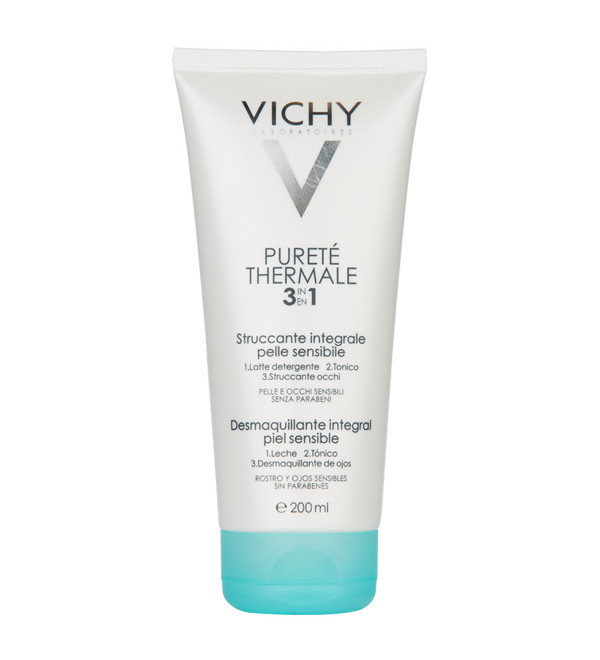 Vichy purete termal emulsión de limpieza demaquillante 3 en 1 x 200 ml.