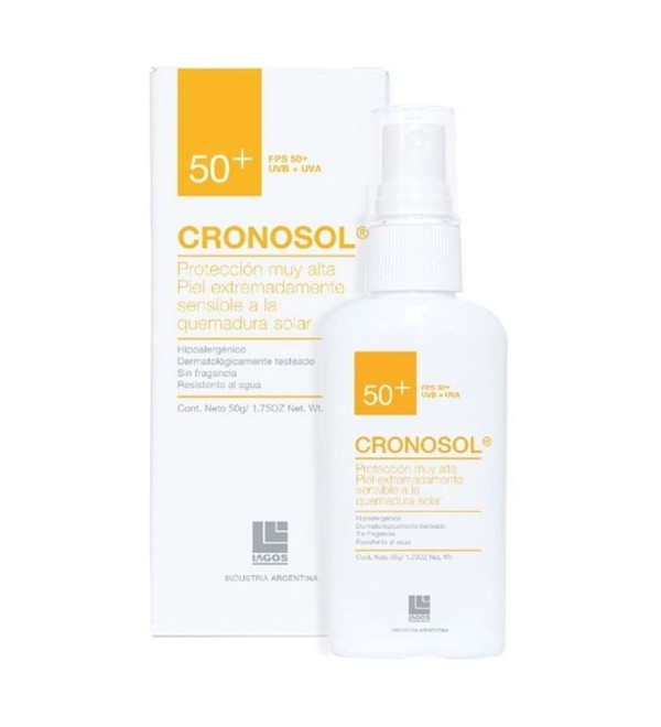Lagos cronosol solar fluido crema x 50 ml.