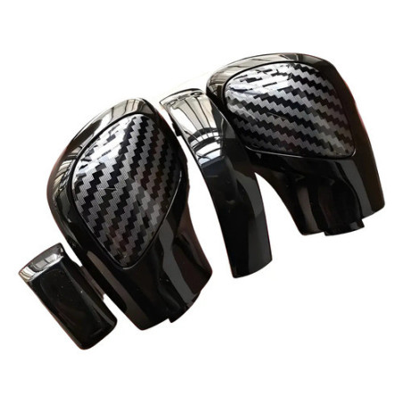 Embellecedores Pomo Palanca De Cambios Dsg Volkswagen - Simil Carbono