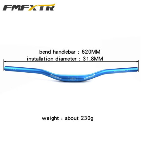 Manubrio Fatbar FMFXTRA 31.8 mm | 620 mm | Aluminio Ultraliviano - Violeta