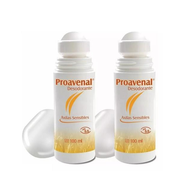 Proavenal desodorante rollon 2 x 100 ml.