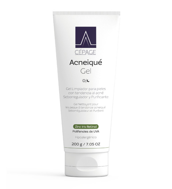 Cepage acneique gel limpiador facial para pieles grasas x 200 gr.