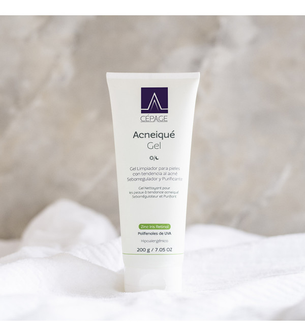 Cepage acneique gel limpiador facial para pieles grasas x 200 gr.
