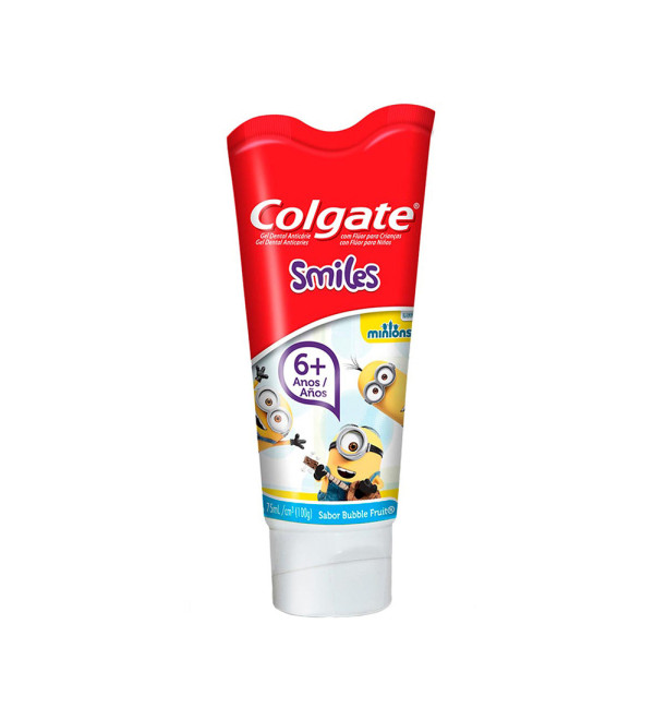 Colgate crema dental smiles x 75 grs. + 6 años.