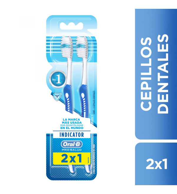 Oral b cepillo dental pro salud 40 medio 2 x 1.