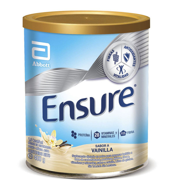 Ensure sabor vainilla polvo x 400 grs.