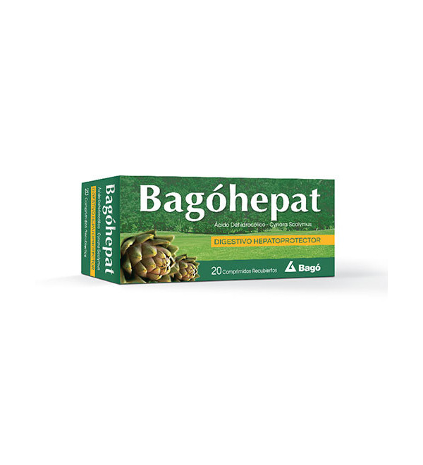 Bagohepat digestivo y protector hepático en comprimidos x 40.