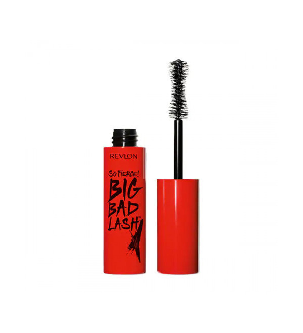 Revlon so fierce máscara para pestañas volumen y alargamiento color negro resistente al agua.