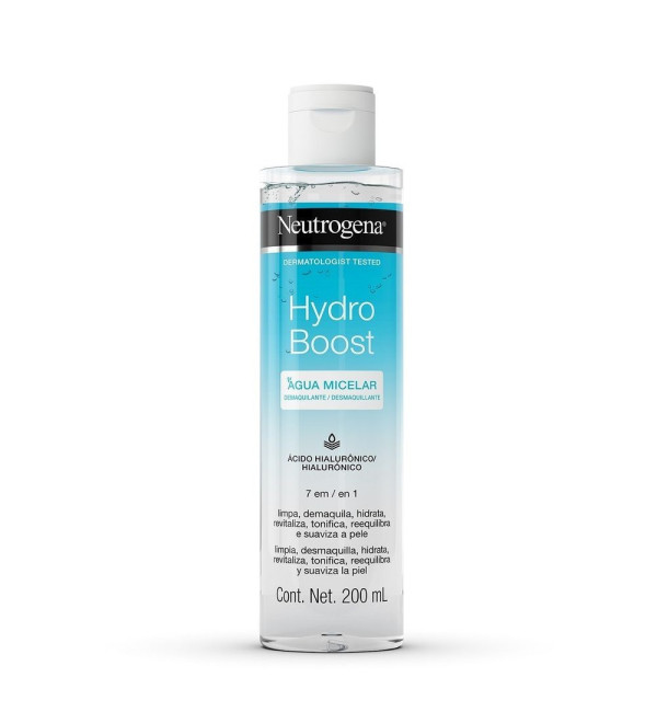 Neutrogena hydro boost agua micelar de limpieza x 200 ml.