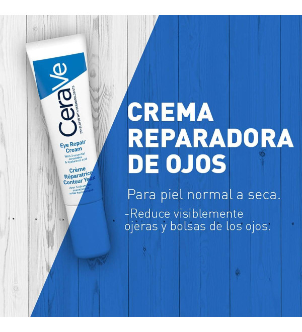 Cerave crema reparadora para el contorno de los ojos x 14 ml.