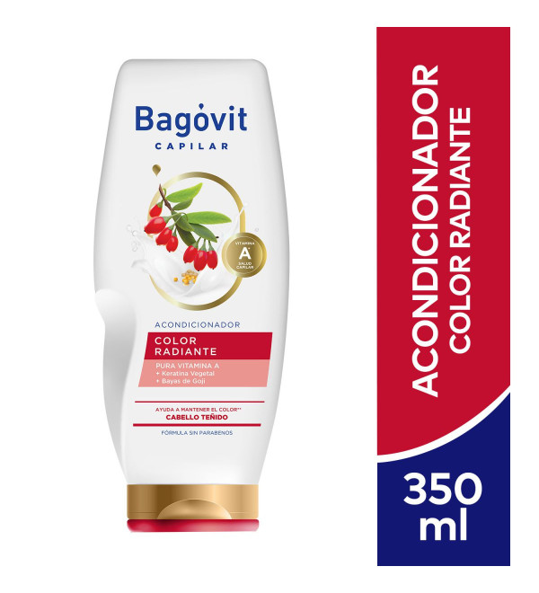 Bagovit a acondicionador color radiante x 350 ml.