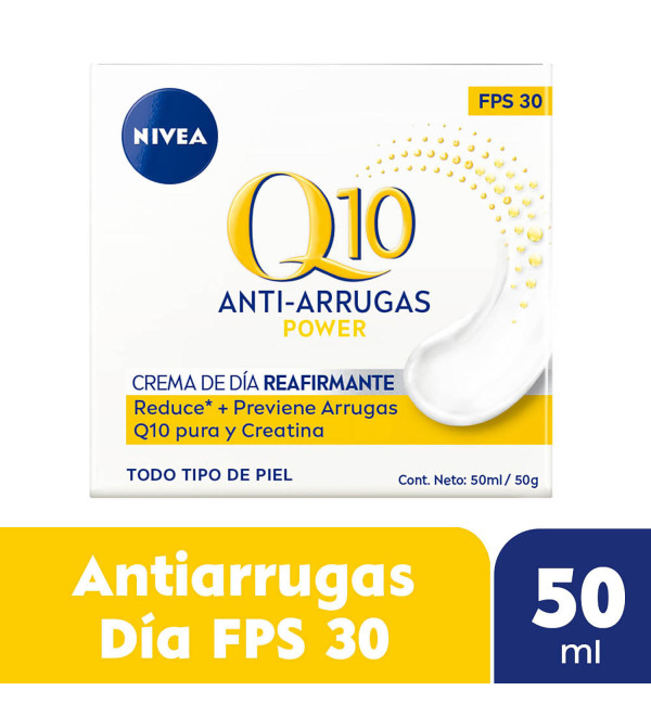 Nivea crema facial con q 10 power de dia x 50 gr.