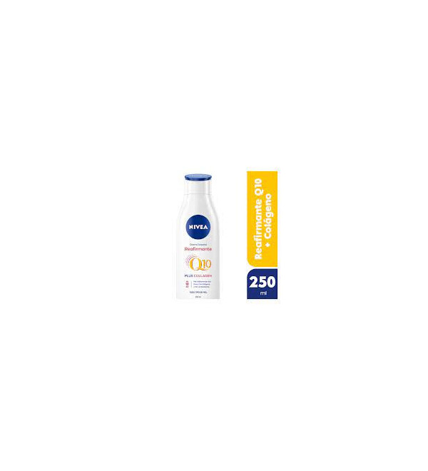 Nivea body q10 plus collagen crema reafirmante e hidratante corporal x 250 ml.