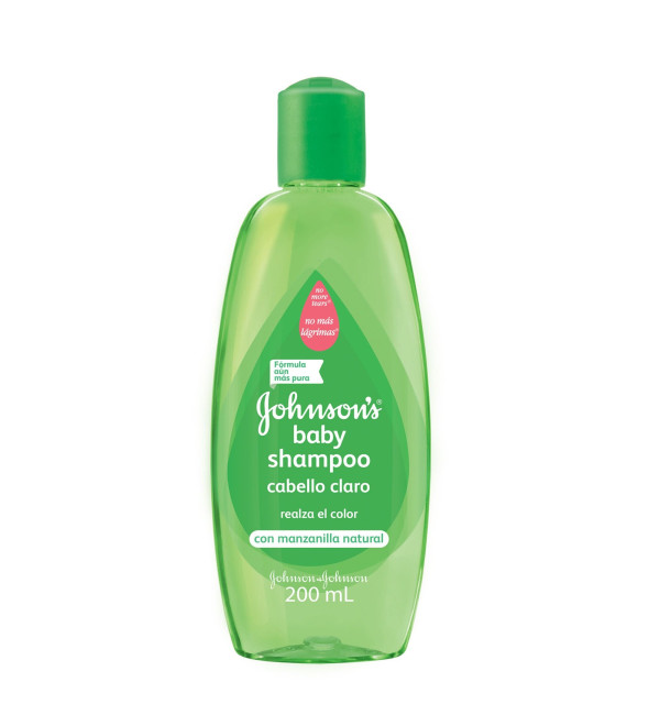 Johnson baby shampoo para cabellos claros con manzanilla x 200 ml.