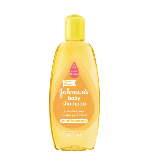 Johnson baby shampoo original, suave para los ojos como el agua x 200 ml.