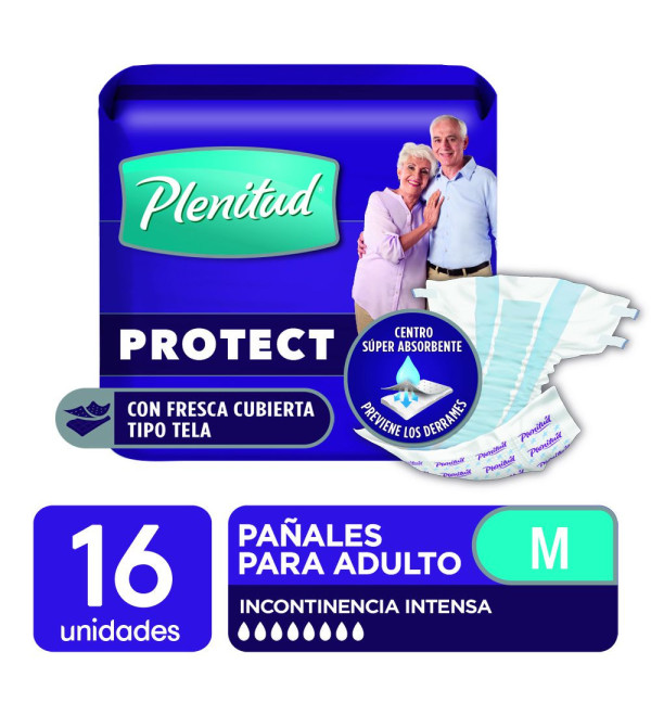 Plenitud pañales para adulto m x 16