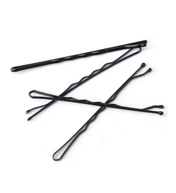 Basiccare 3731 horquilla negra x 30unidades.