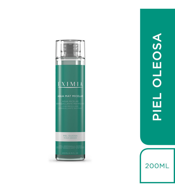 Eximia aqua mat solución micelar x 200 ml.