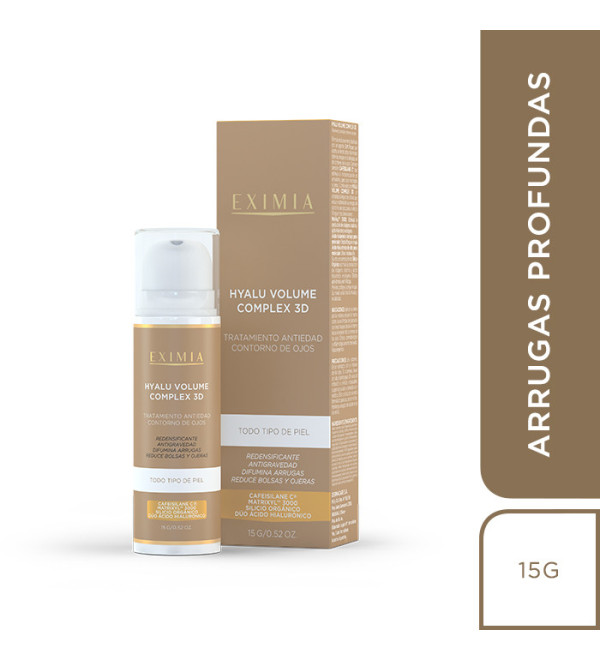 Eximia hyaluvol  complex 3d ojos arrugas profundas x 15 ml.
