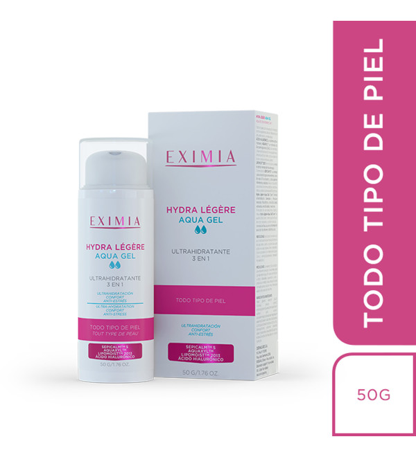 Eximia hydra legere aqua para todo tipo de piel x 50 ml.