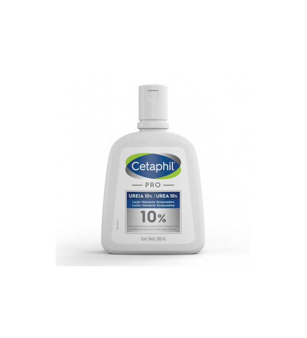 Cetaphil pro urea al 10% loción rápida absorción protege la barrera natural de la piel y retiene la humedad de la piel x 300 ml.