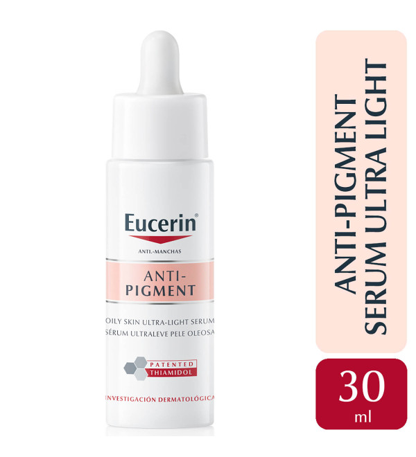 Eucerin anti-pigment serum ultra-light, ayuda a reducir las manchas de pigmentación y previene manchas nuevas x 30 ml.