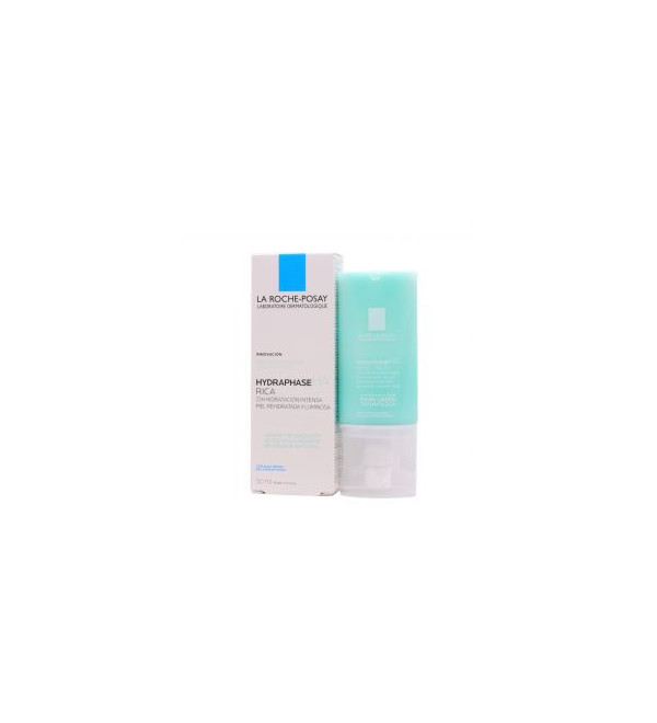 La roche posay hydraphase riche intense crema facial hidratante con ácido hialurónico puro + agua thermal x 50 ml.
