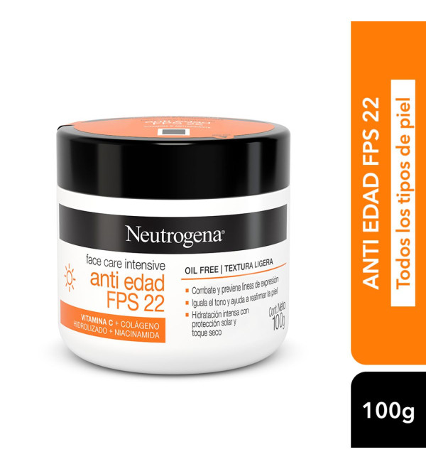 Neutrogena crema facial entiedad FPS22