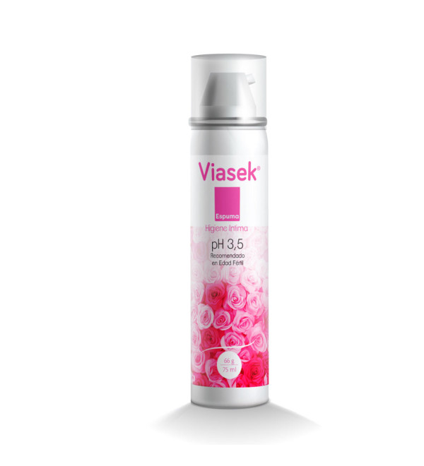 Viasek espuma ph 3.5 aerosol x75ml.