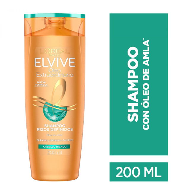 Elvive shampoo oleo extraordinario x 200ml.