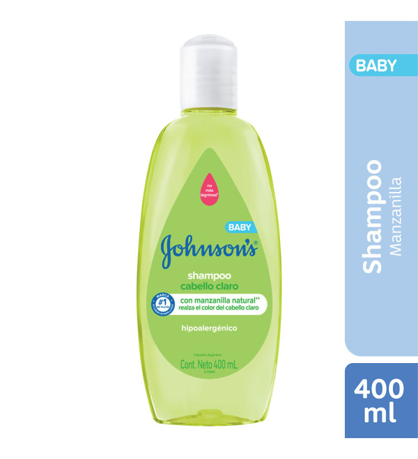 Johnson baby shampoo cabellos claros manzanilla  400ml.