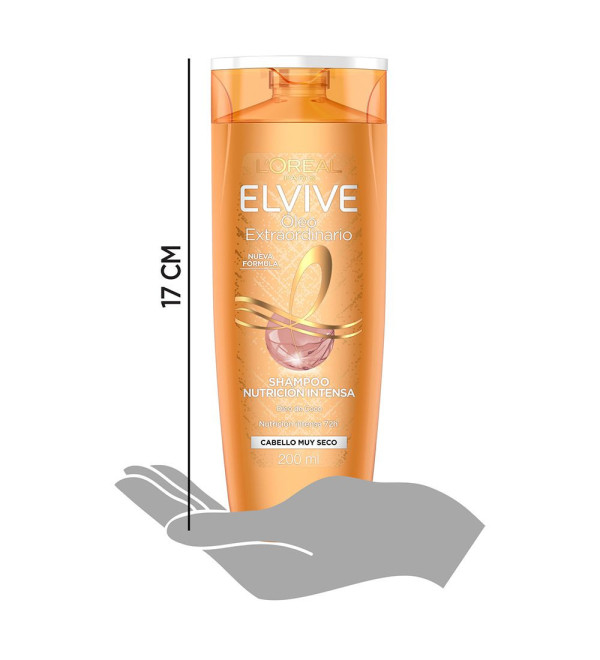 Elvive shampoo oleo extraordinario nutritivo x 400ml.