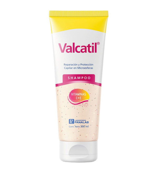 Valcatil shampoo para la caída del cabello pomo x 300 ml.