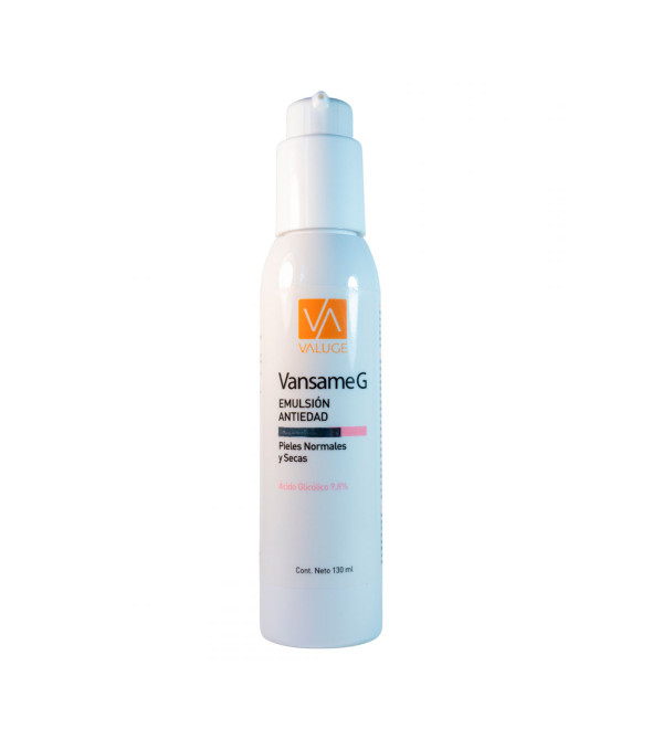 Valuge vansame g emulsión antiage x 130 ml.