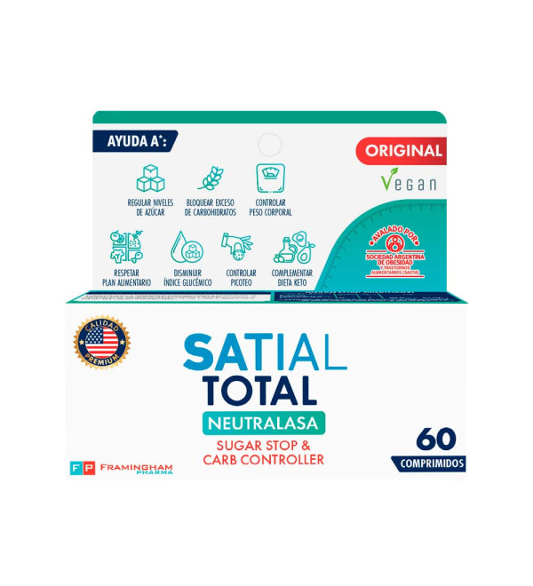 Satial total c/neutralasa x 60 comp.