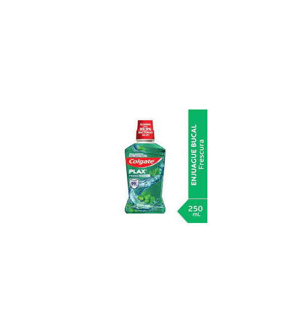 Plax enjuague bucal fresh mint x 250 ml.