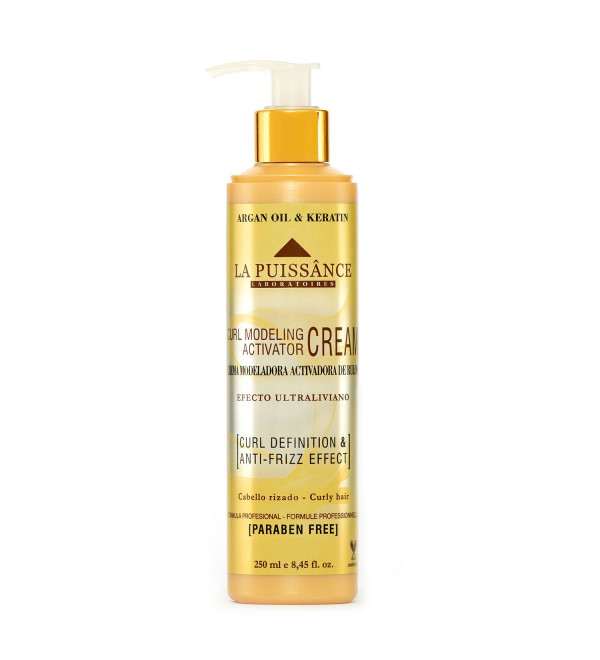 La puissance crema modeladora activadora de rulos x 250ml.