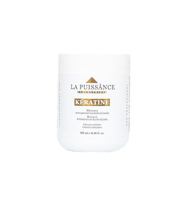 La puissance mascara queratina hidrolizada x 500ml.