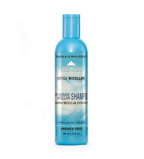 La puissance shampoo micelar x 300ml.