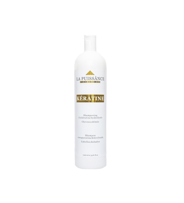 La puissance shampoo queratina hidrolizada x 1litro.